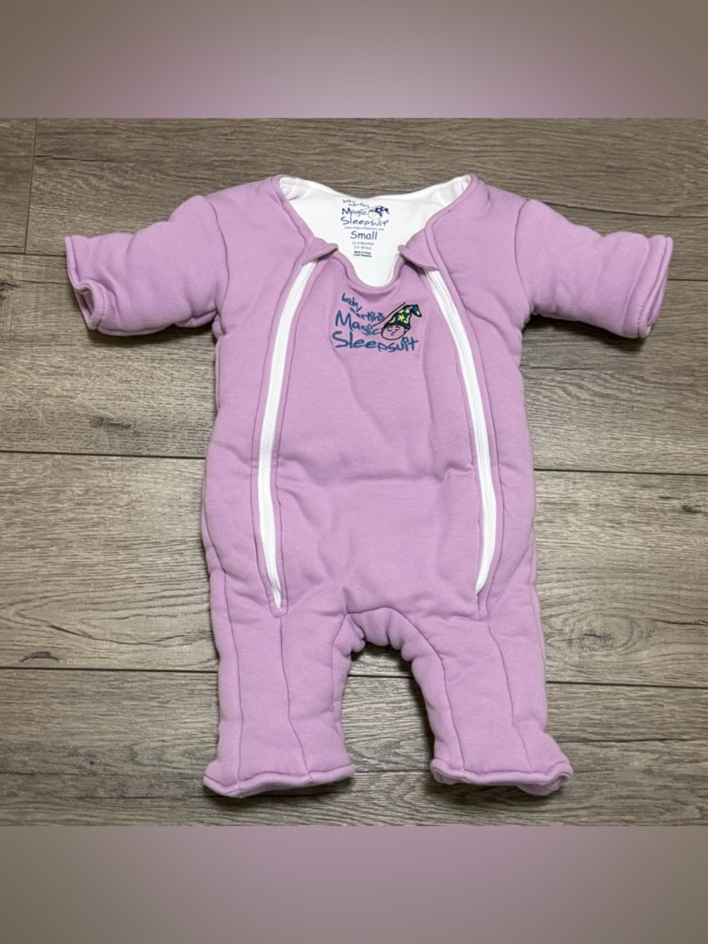 Baby Merlin's MAGiC Sleepsuit LAVENDER Purple Sz Small 3-6 Months 12-18 lbs